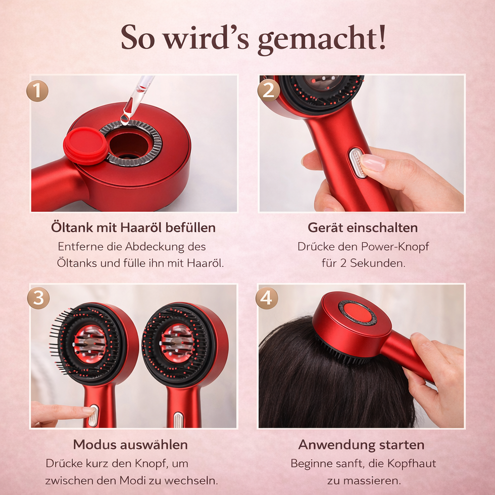 Multifunktions - Haarpflegebürste